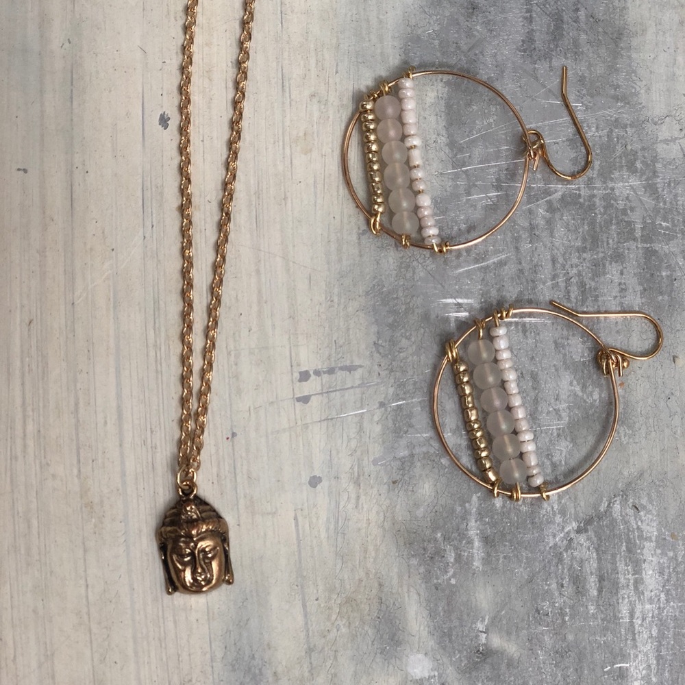 Handmade Buddha necklace